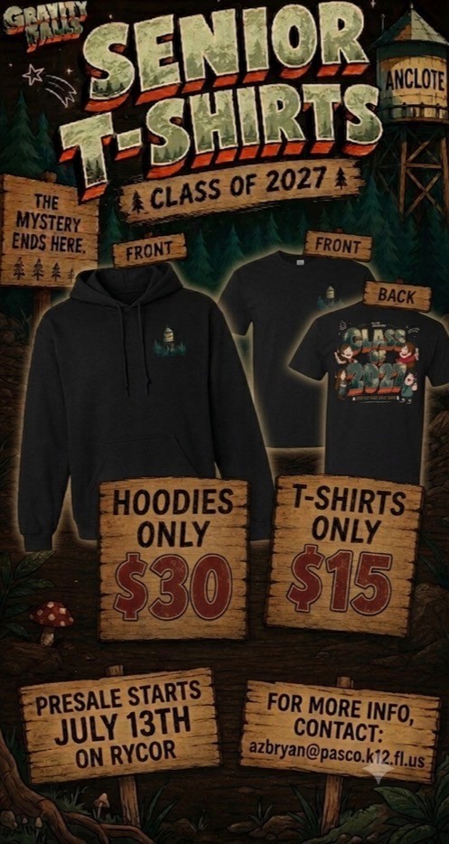 <p>Senior T-Shirt & Sweatshirt Info</p>
