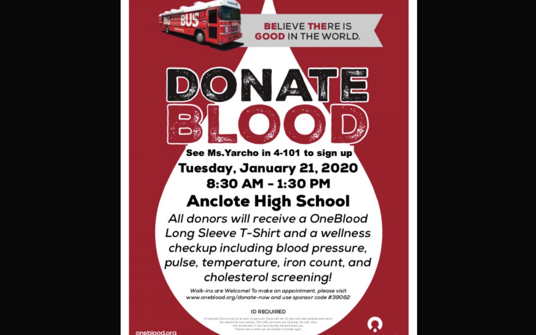 AHS Blood Drive!