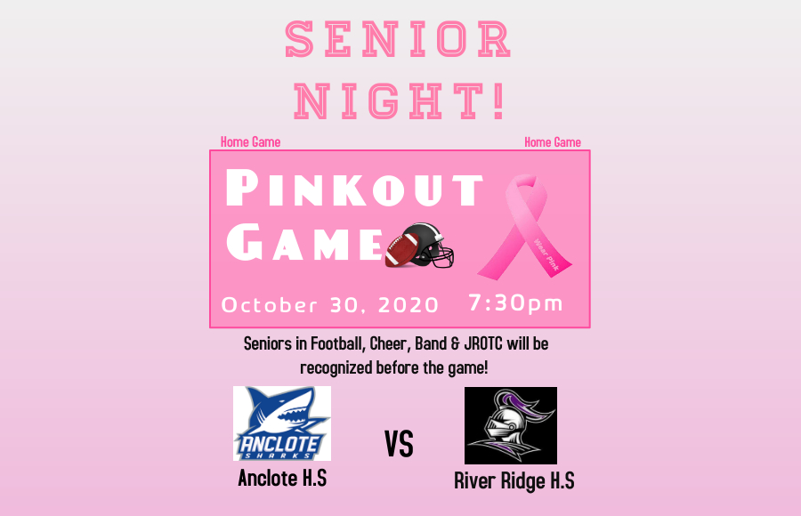 Senior Night/Pink-Out Football game!