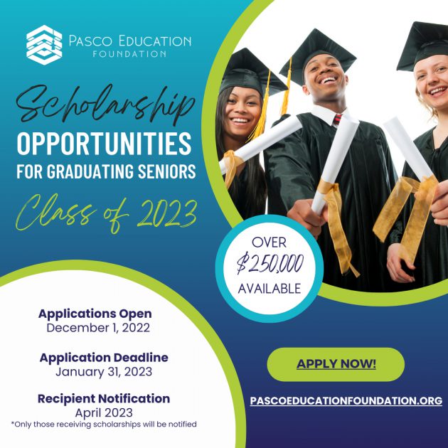 Pasco Education Foundation Scholarships!